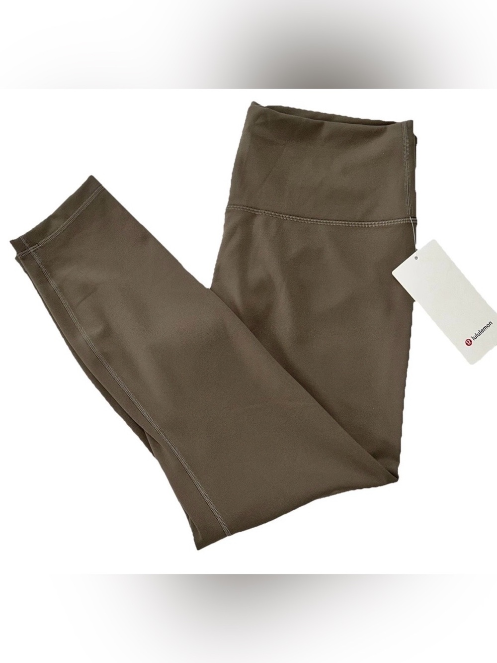 NWT•LULULEMON•SIZE 14*WUNDER TRAIN HIGH RISE 25”L PANT*AUTHENTIC•NOMAD/TAN $98